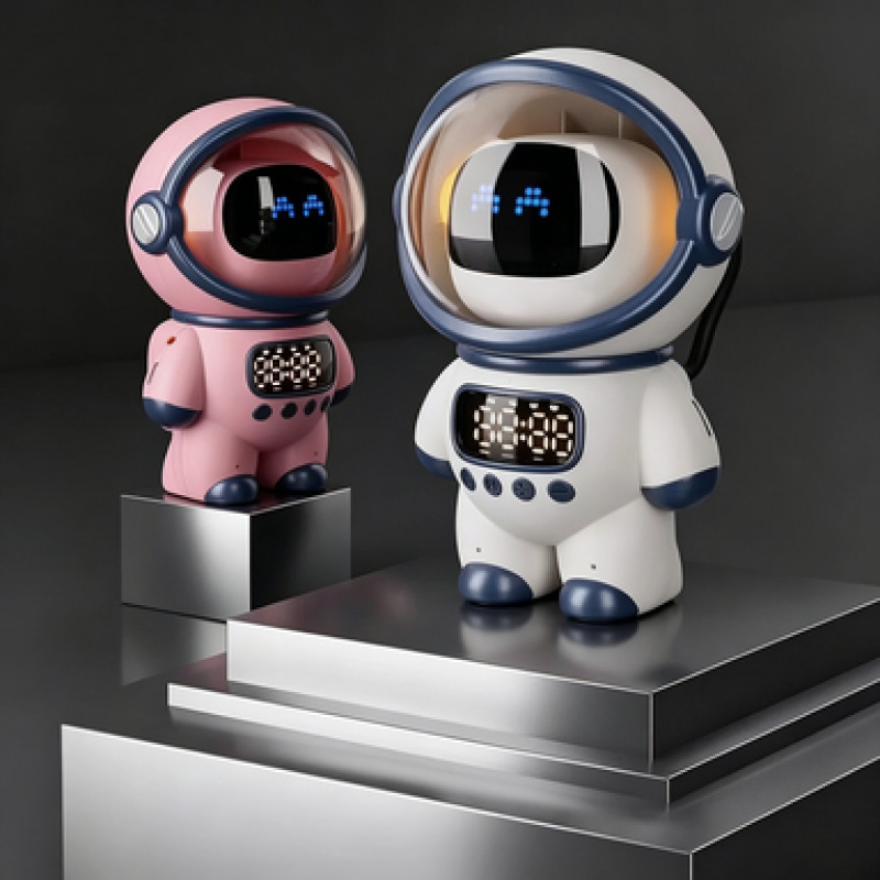 Smart Night Light - 2026 Neuer KI-Smart-Sprachchat-Roboter Bluetooth-Lautsprecher Digitaler Wecker