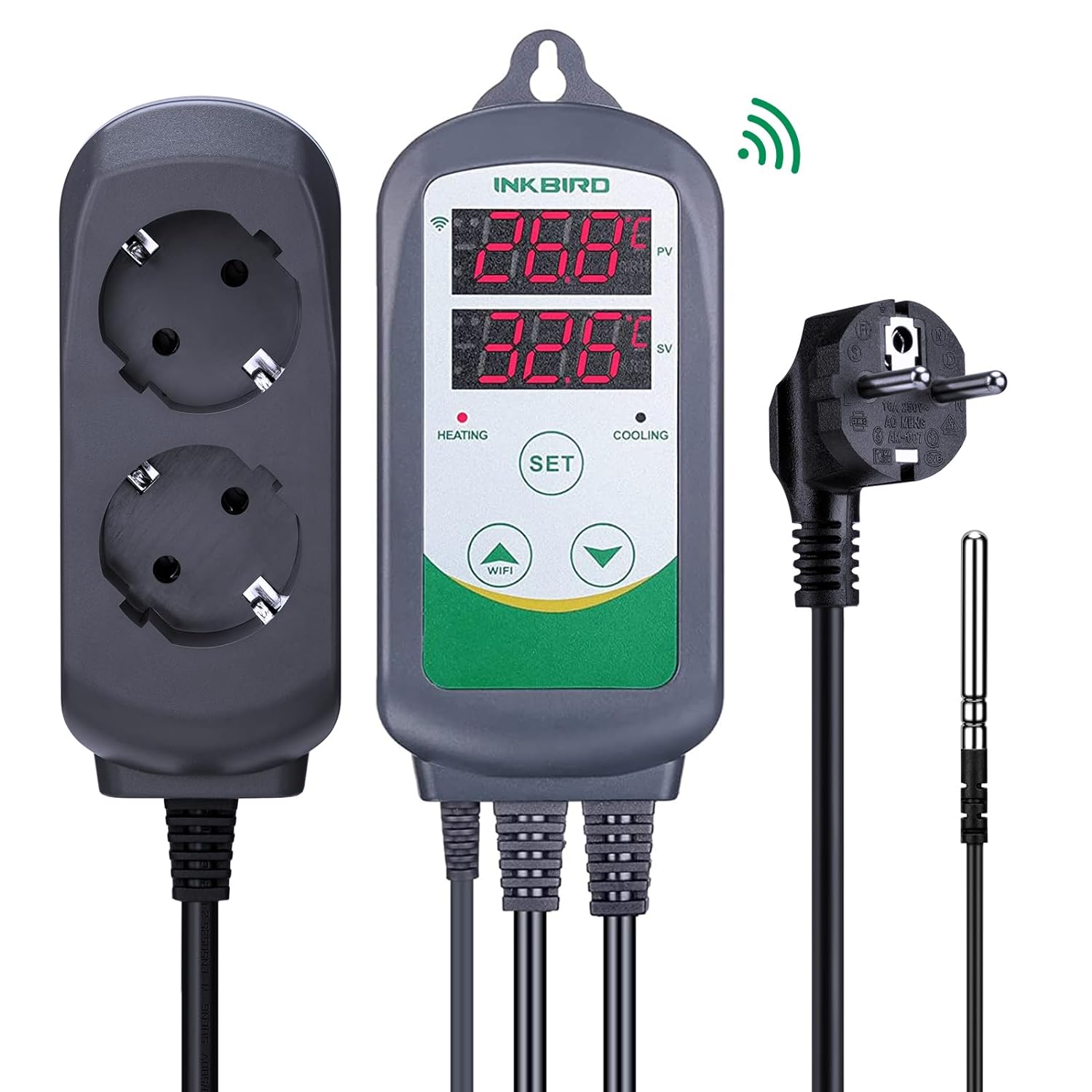 Smart Home Thermostat - INKBIRD ITC-308-WiFi Digitaler Temperaturregler 220 V