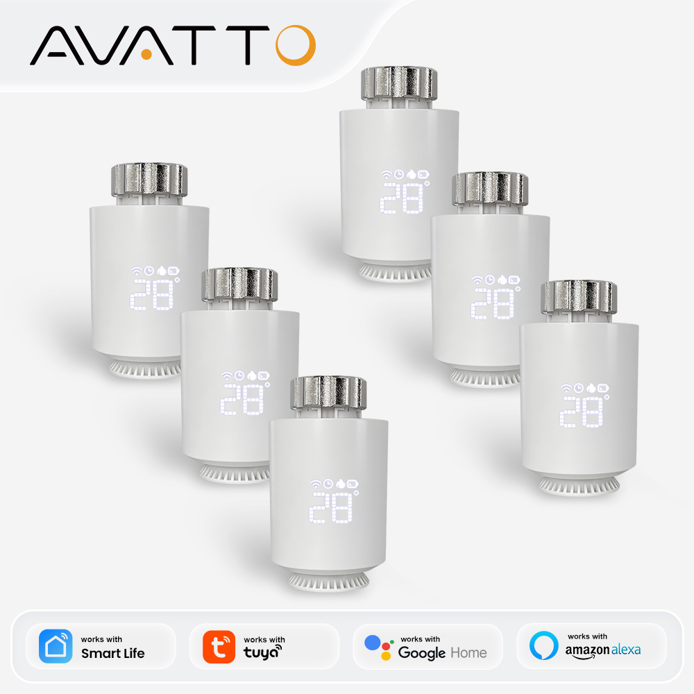 Smart Home Thermostat - AVATTO ZigBee Thermostat-Heizkörperregler Smart TRV Thermostatisches
