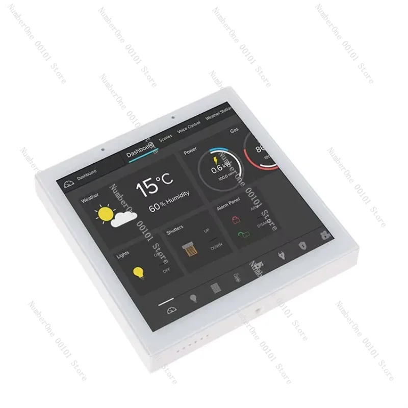 Smart Home Panel - Quad-Core 4-Zoll KNX Android Wandmontage-Touch-Tablet, Smart-Home-Wandsteuerungspanel