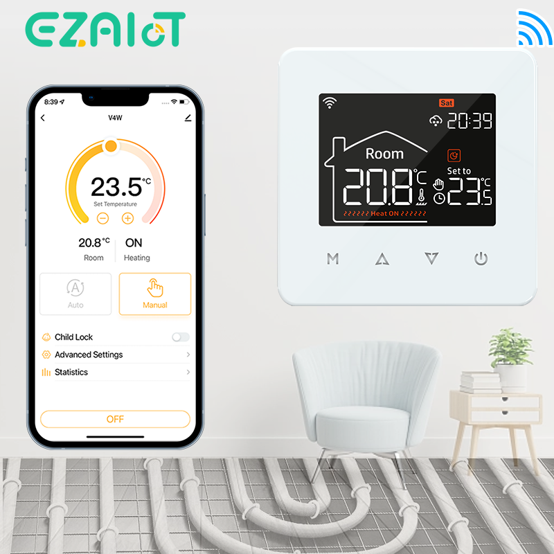 Smart Home Thermostat - Wifi Fußboden heizung Thermostat Tuya Smart