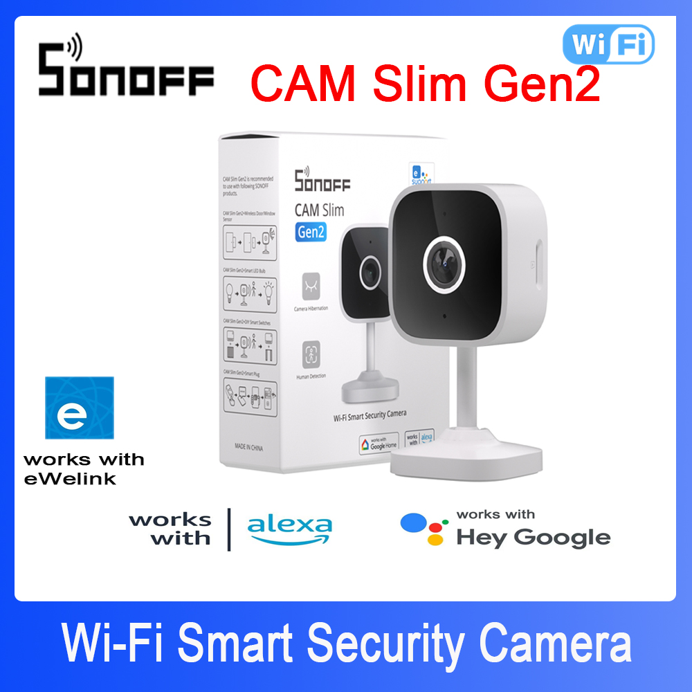 Smart Home Cctv Camera - SONOFF CAM Slim Gen2 WiFi Smart