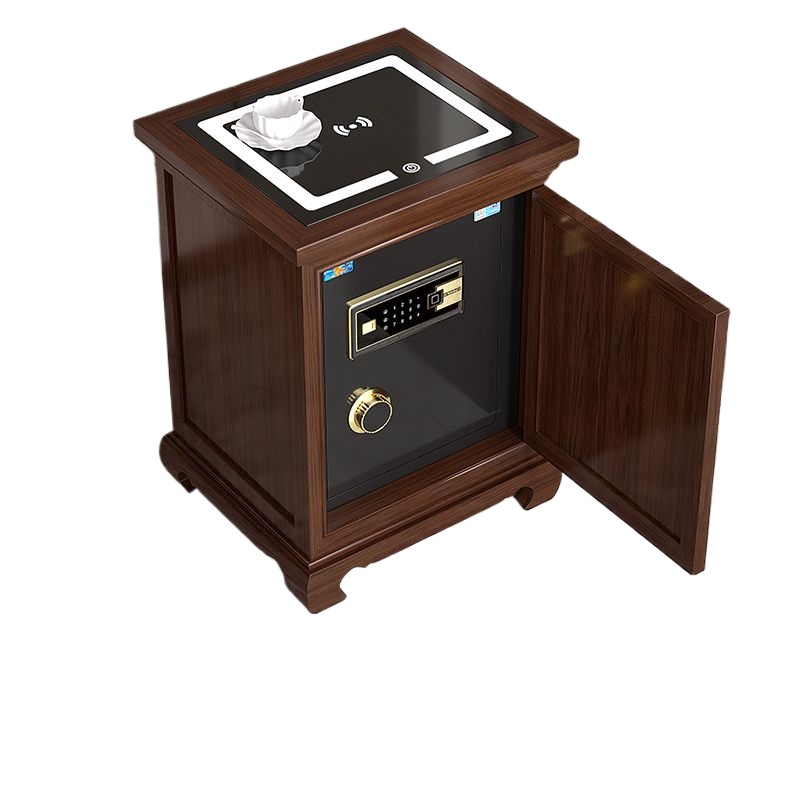 Smart Night Light - Tresor aus Massivholz mit Nachtlicht, 68