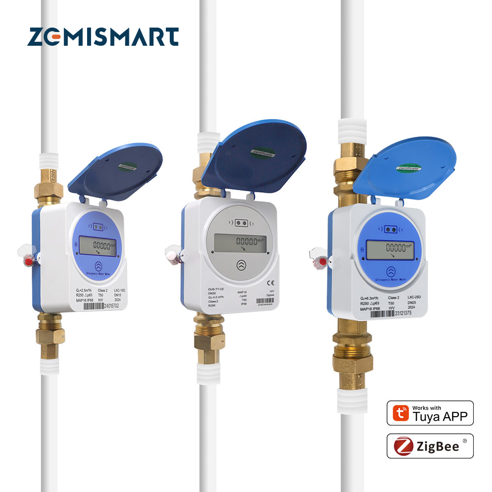 Smart Home Tools - Zemismart Zigbee Smart Ultraschall-Wasserzähler Kompatibel mit