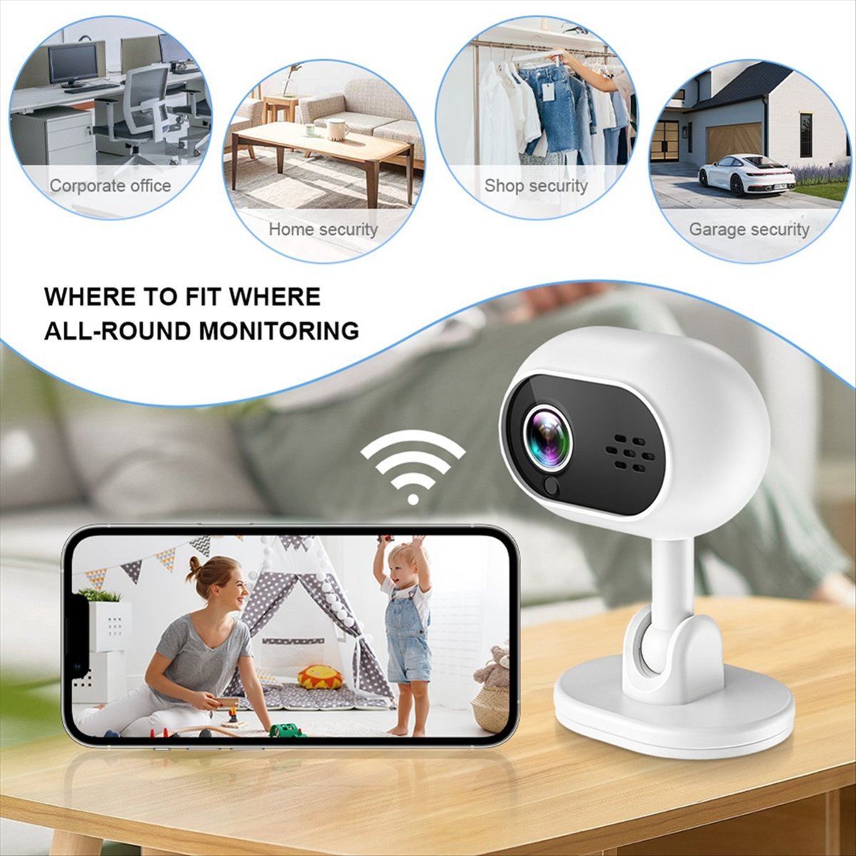 A4 1080P Smart Mini WLAN IP-Ka – Smart Home Cctv Camera Bewertung und Preis