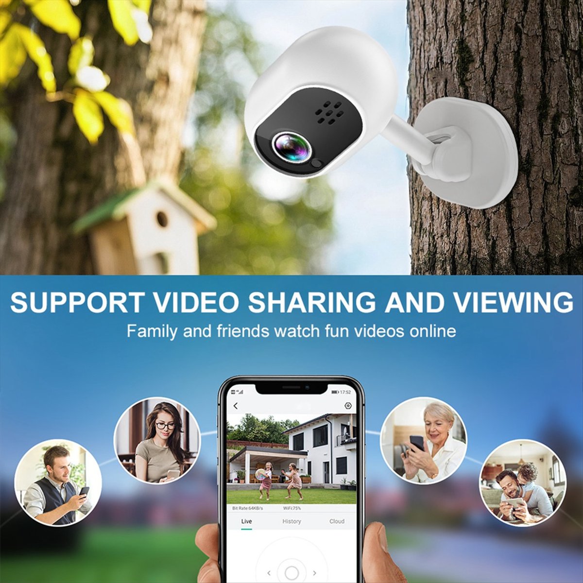 A4 1080P Smart Mini WLAN IP-Ka – Smart Home Cctv Camera Bewertung und Preis