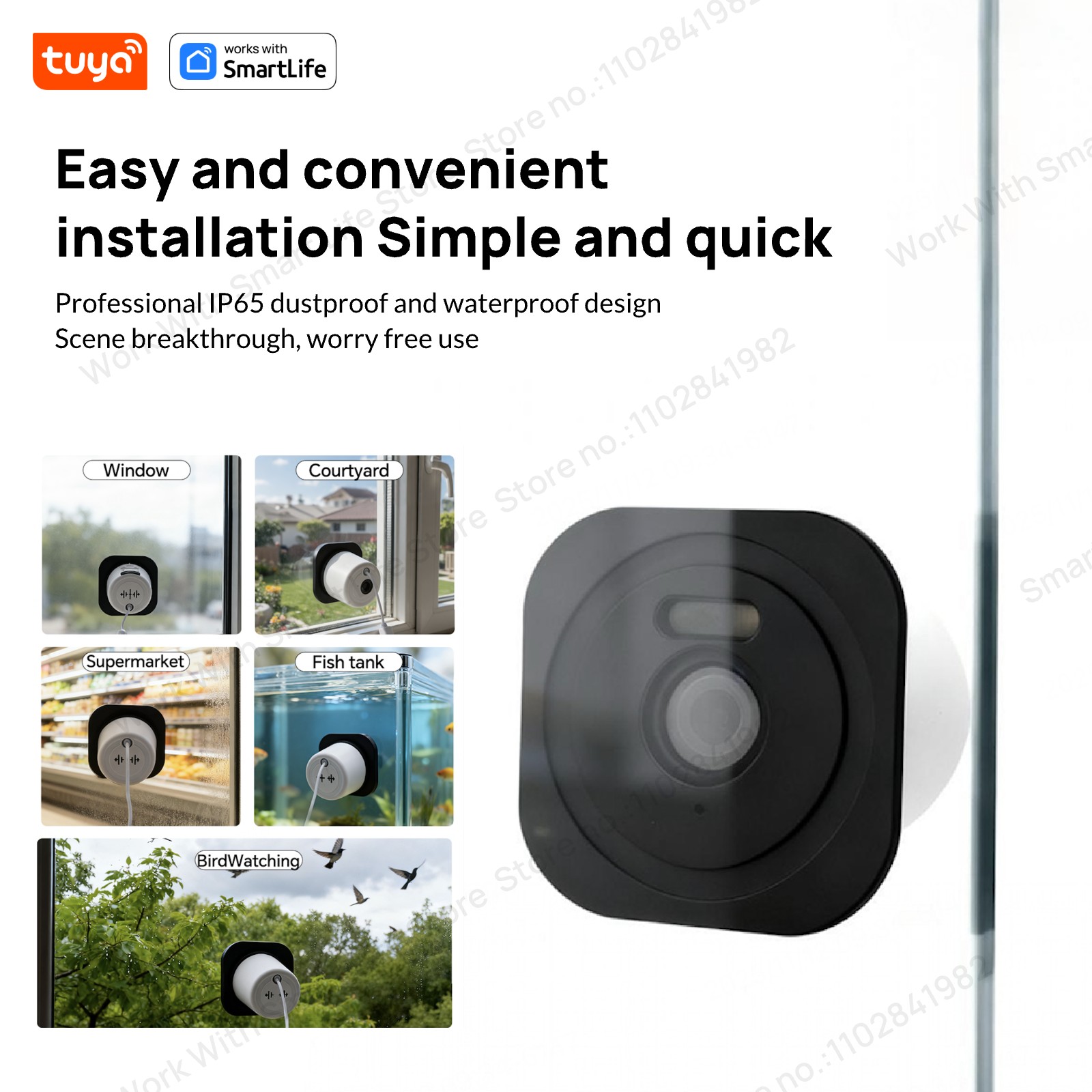 3MP 2K Tuya-Fensterkamera, 2,4 – Smart Home Cctv Camera Bewertung und Preis