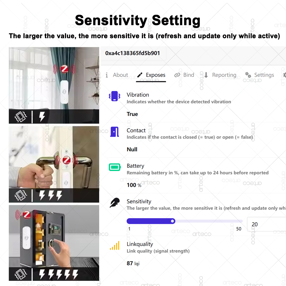 ZigBee Smart Vibration Sensor  – Smart Home Tools Bewertung und Preis