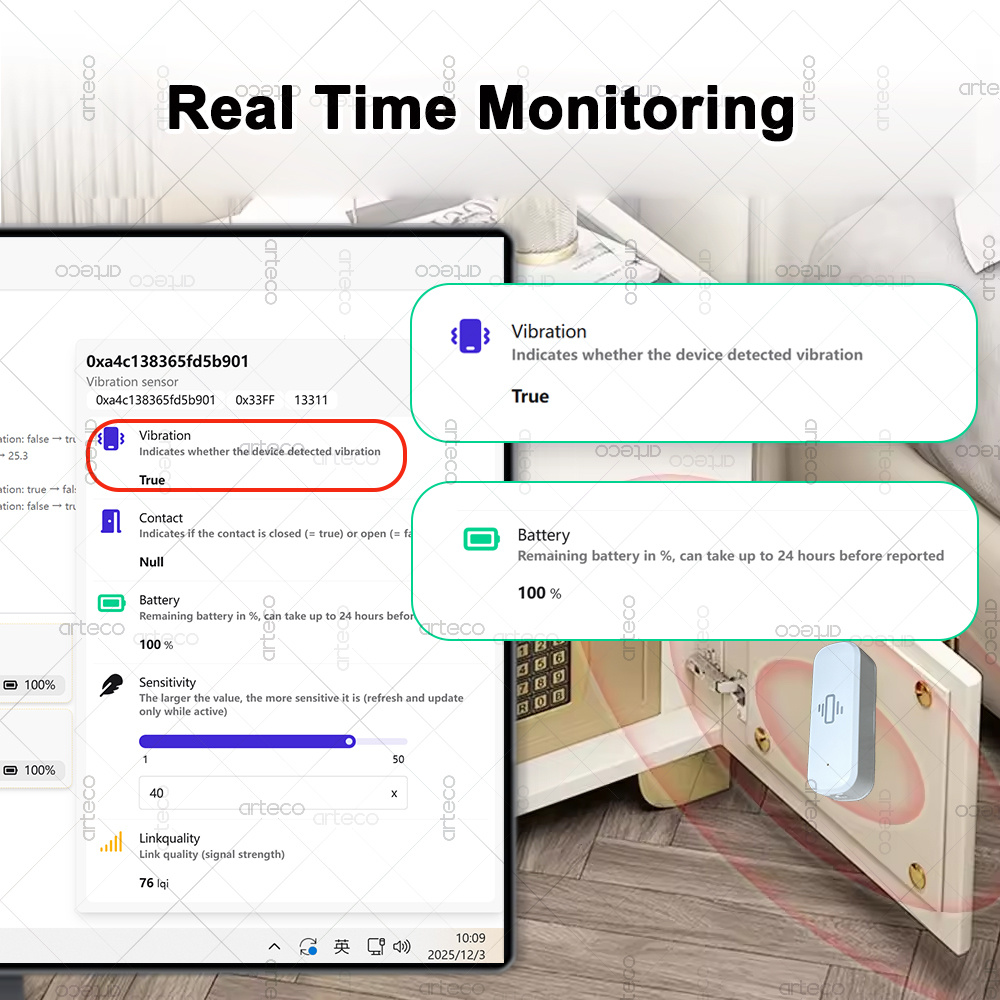 ZigBee Smart Vibration Sensor  – Smart Home Tools Bewertung und Preis