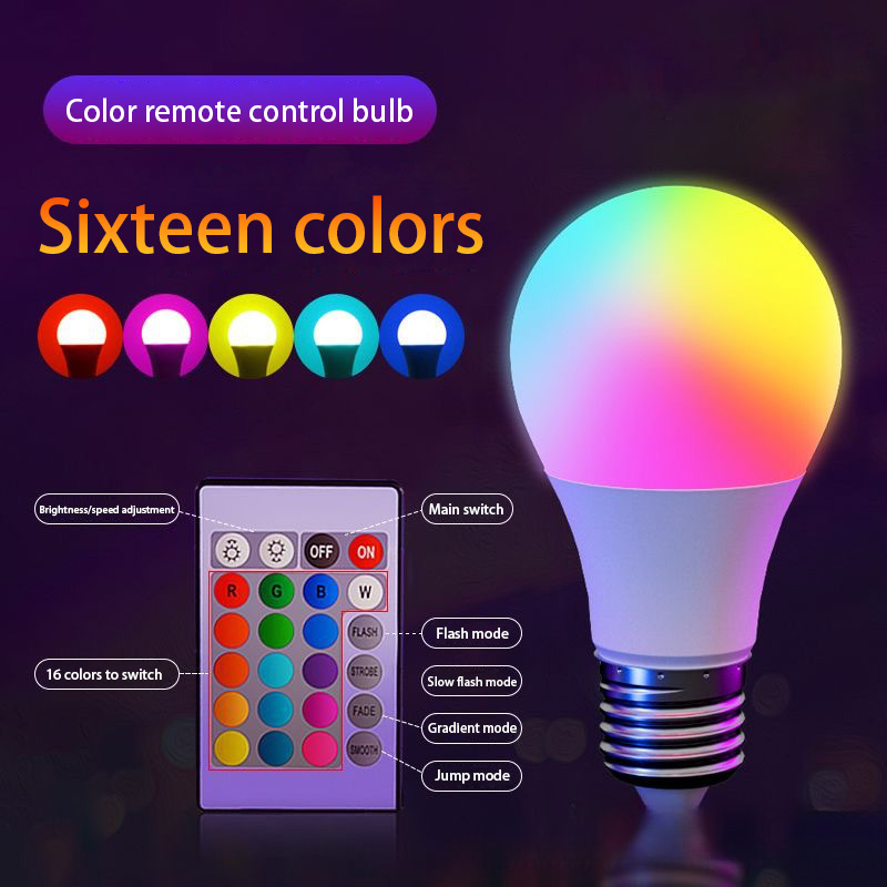 E27 220V 16 Farben RGB-Glühbir – Voice Control Light Bulb Bewertung und Preis