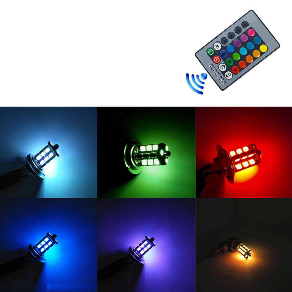 2x RGB H11 H9 H8 5050 27SMD Au – Voice Control Light Bulb Bewertung und Preis