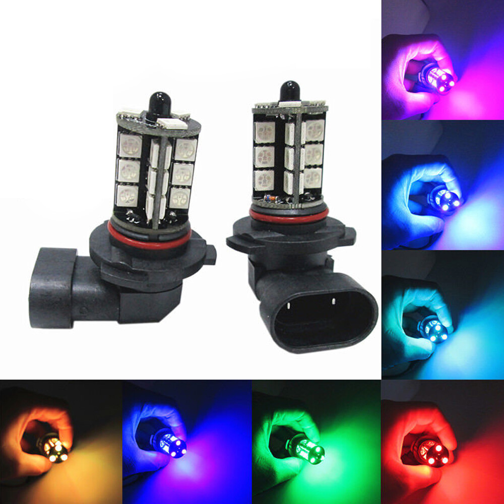 2x RGB H11 H9 H8 5050 27SMD Au – Voice Control Light Bulb Bewertung und Preis