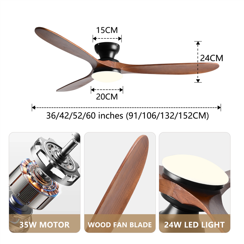 42/52 Zoll Deckenventilator mi – Smart Ceiling Fan Bewertung und Preis
