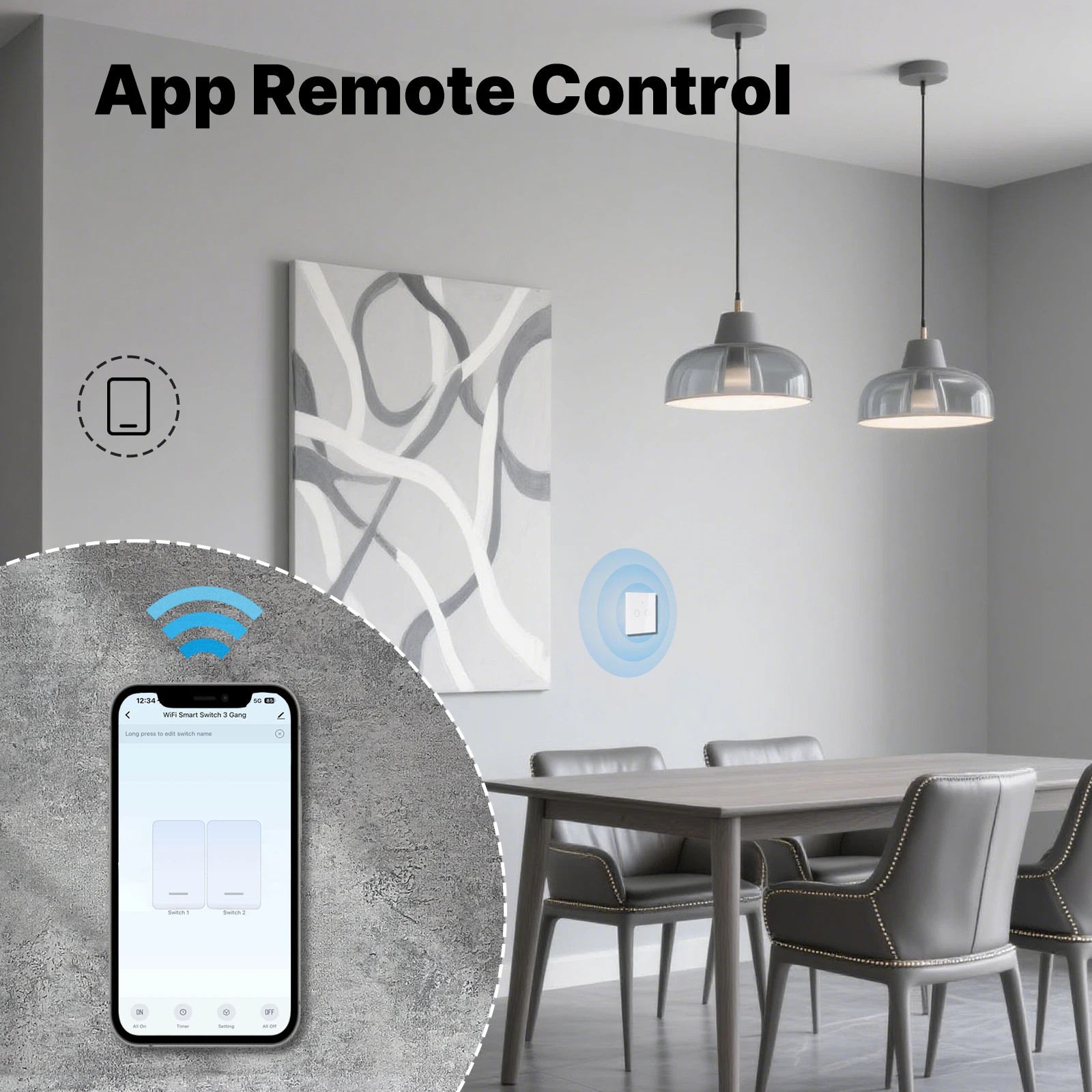 MOES WiFi+RF433 Smart Touch-Sc – Smart Home Panel Bewertung und Preis