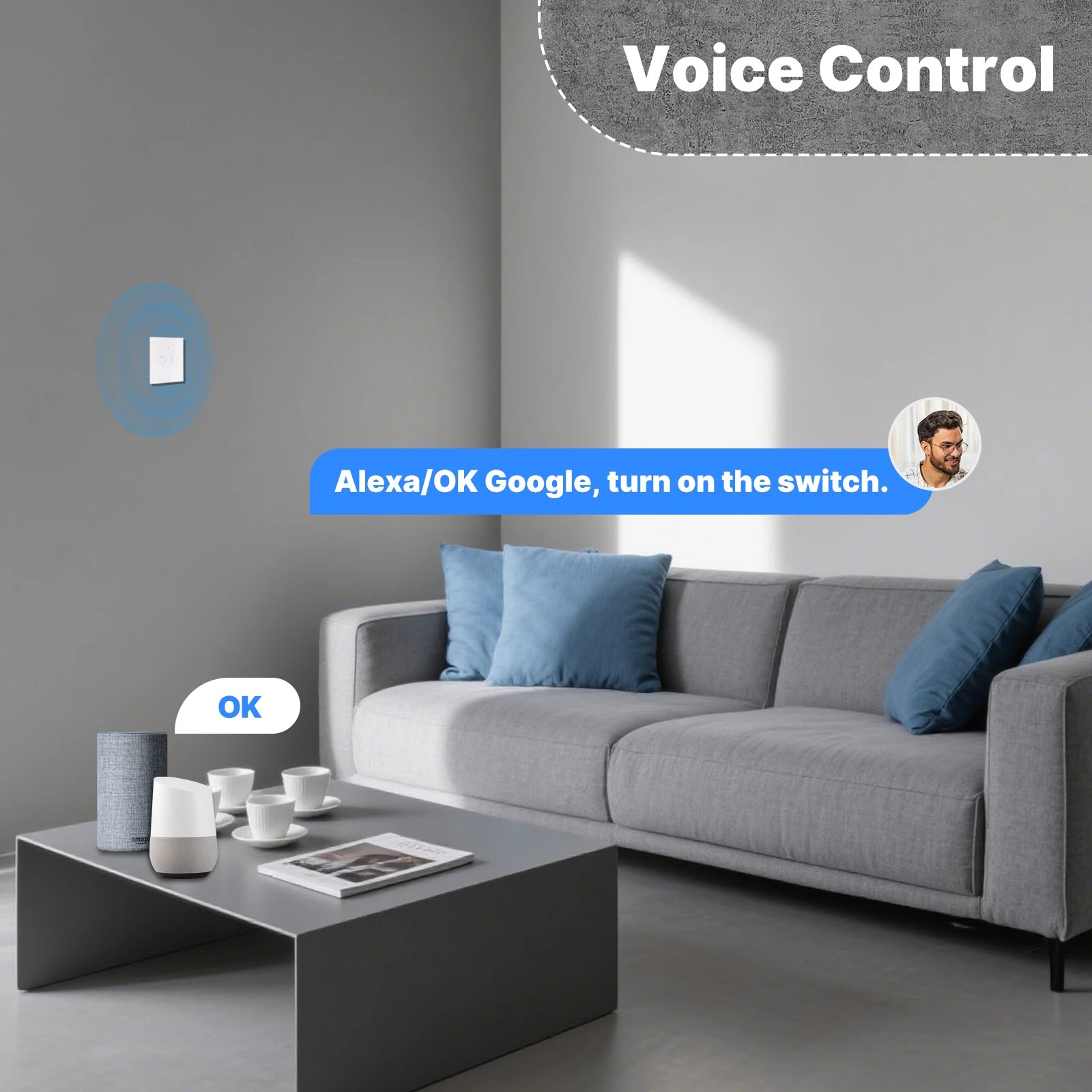 MOES WiFi+RF433 Smart Touch-Sc – Smart Home Panel Bewertung und Preis