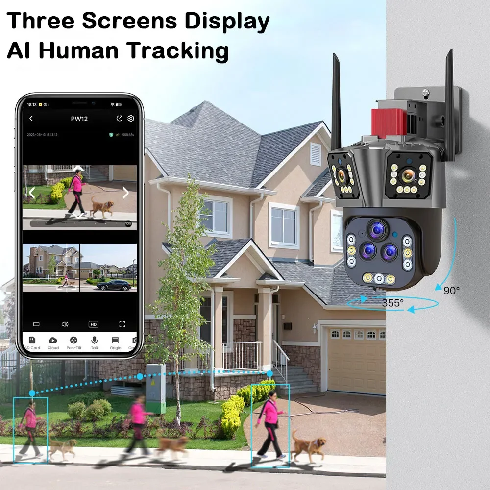 Ultra 20MP 10K WIFI PTZ Steuer – Smart Home Cctv Camera Bewertung und Preis