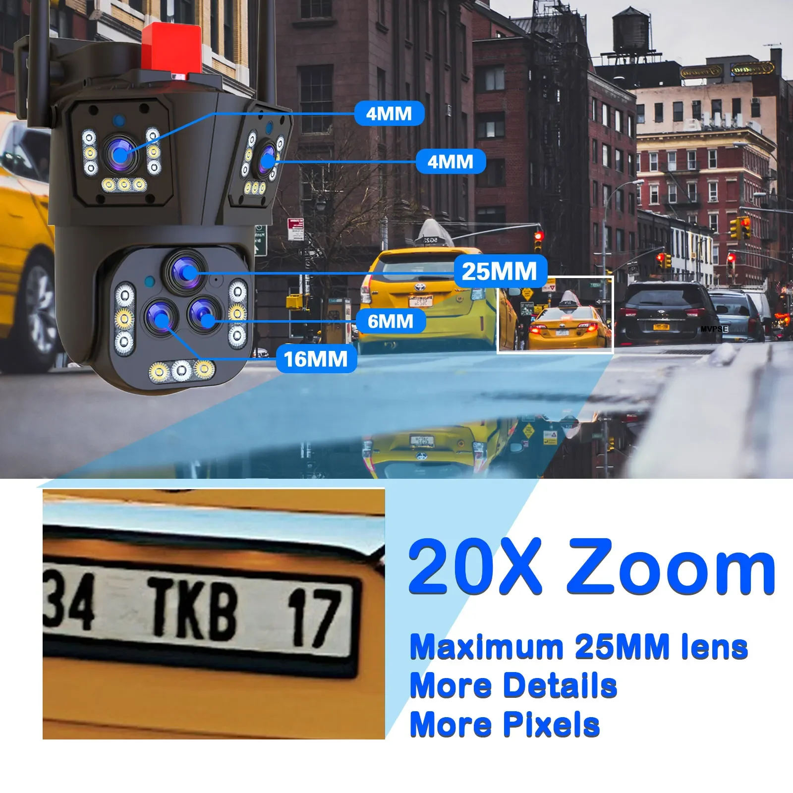 Ultra 20MP 10K WIFI PTZ Steuer – Smart Home Cctv Camera Bewertung und Preis