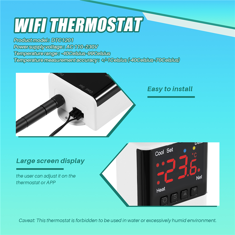 Drahtlose Wifi Temperatur Cont – Smart Home Thermostat Bewertung und Preis